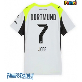 Borussia Dortmund Jobe Bellingham #7 Tricou Fotbal Replică 2025-26 Femei Deplasare